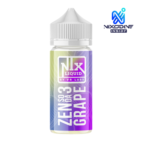 Nix Liquids Zen Grape Soda 3 Nixodine E-Juice