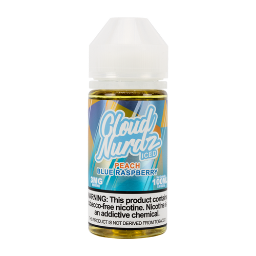 Iced Peach Blue Raspberry Cloud Nurdz eJuice