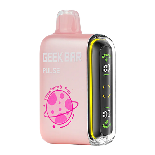 Strawberry B-Pop Geek Bar Pulse Zero Nicotine Vape