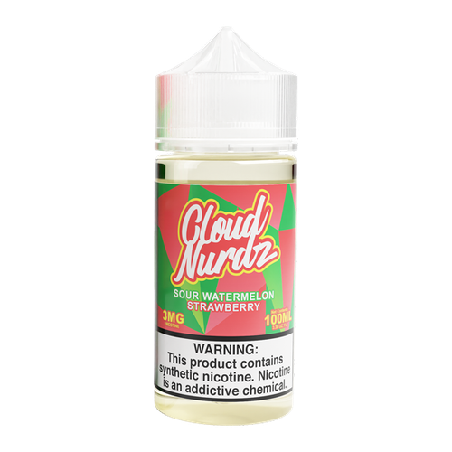 Sour Watermelon Strawberry Cloud Nurdz 100ml