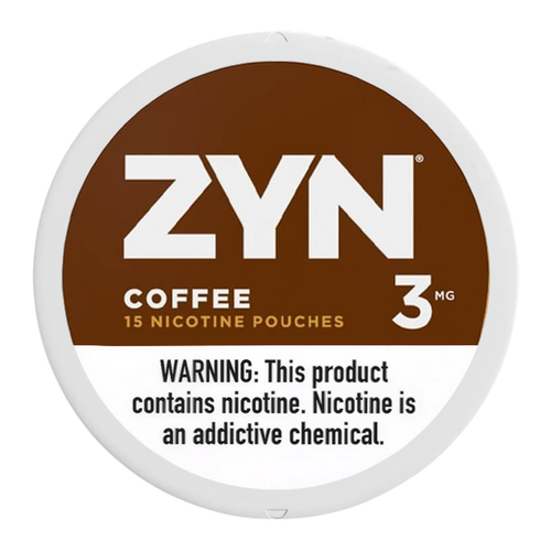 3
mg Coffee ZYN Pouches