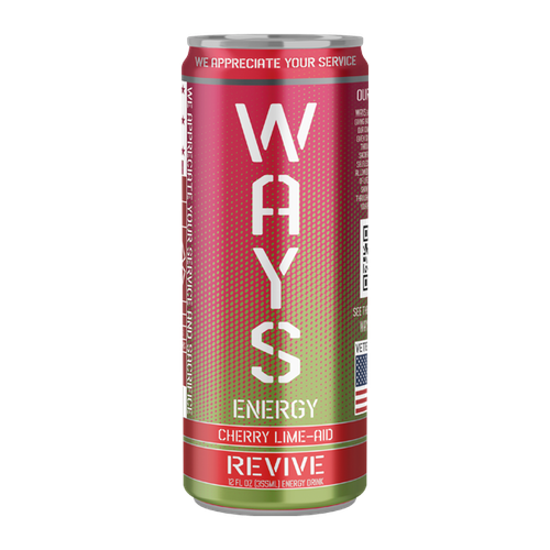 Cherry Lime-Aid REVIVE WAYS Energy Drink 12oz