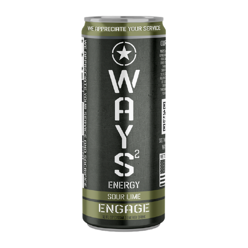 Sour Lime ENGAGE WAYS Energy Drink 12oz
