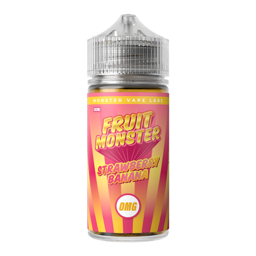 Strawberry Banana MONSTER LABS Fruit Monster ZERO Nicotine 100ml