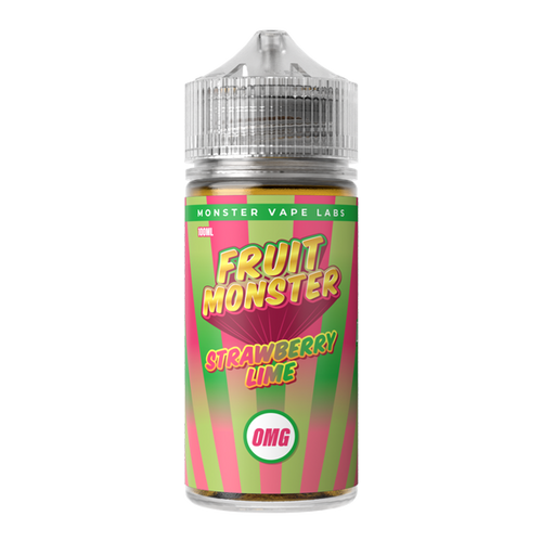 Strawberry Lime MONSTER LABS Fruit Monster ZERO Nicotine 100ml