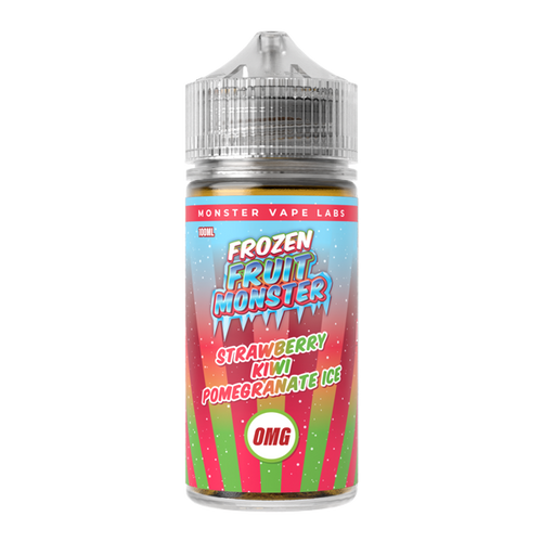 Strawberry Kiwi Pomegranate Ice MONSTER LABS Frozen Fruit Monster ZERO Nic 100ml