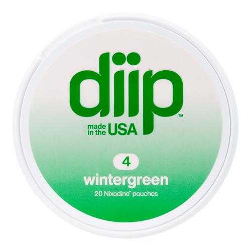 4 Wintergreen DIIP Reset Nixodine Pouches