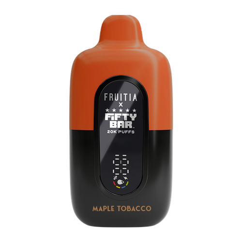Maple Tobacco Fruitia X Fifty Bar 20K vape