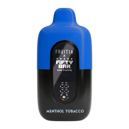 Menthol Tobacco Fruitia X Fifty Bar 20K vape