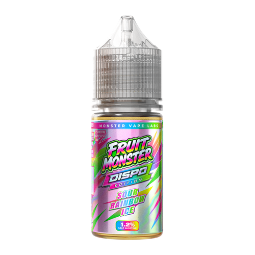 Sour Rainbow Ice Fruit Monster Salts (Dispo Edition) 1.2%