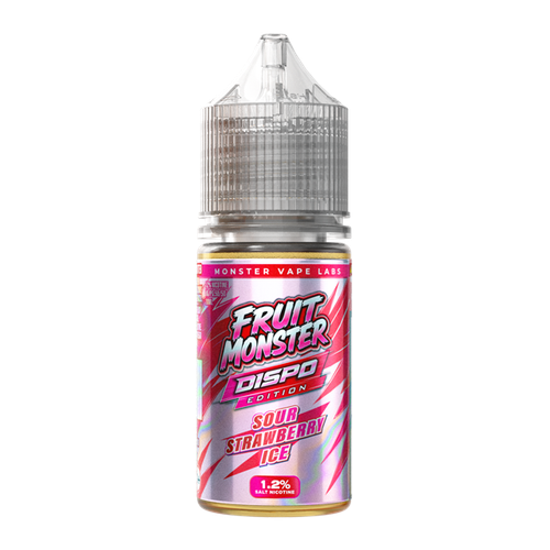Sour Strawberry Ice Fruit Monster Salts (Dispo Edition) 1.2%