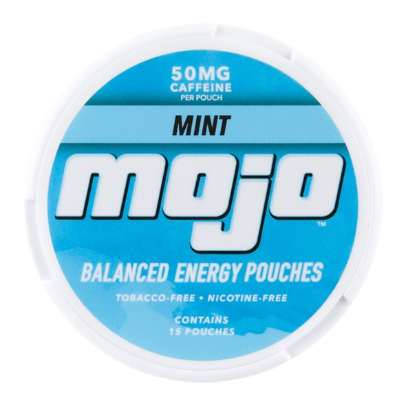 Mojo 50mg caffeine Mint Energy Pouches