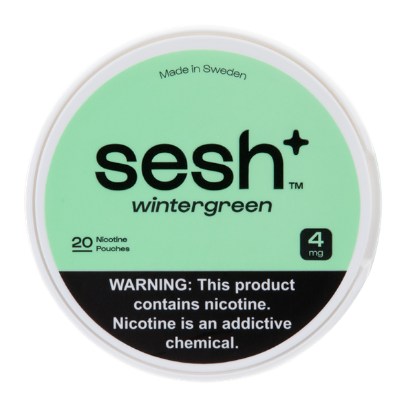 Sesh Nicotine Pouches Wintergreen 4mg