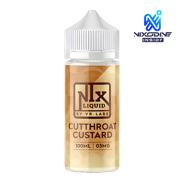 Nix Liquid Cutthroat Custard 100ML Nixodine E-Juice