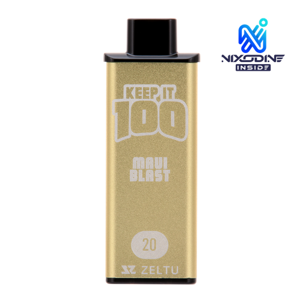 Maui Blast Keep It 100 Zeltu X3 Pods 20mg for Vaping.com