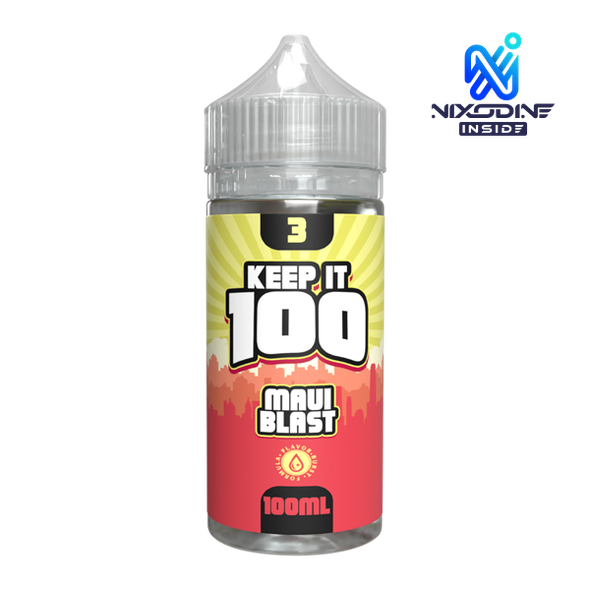 Keep It 100 Maui Blast 3 Nixodine E-Juice 100ML