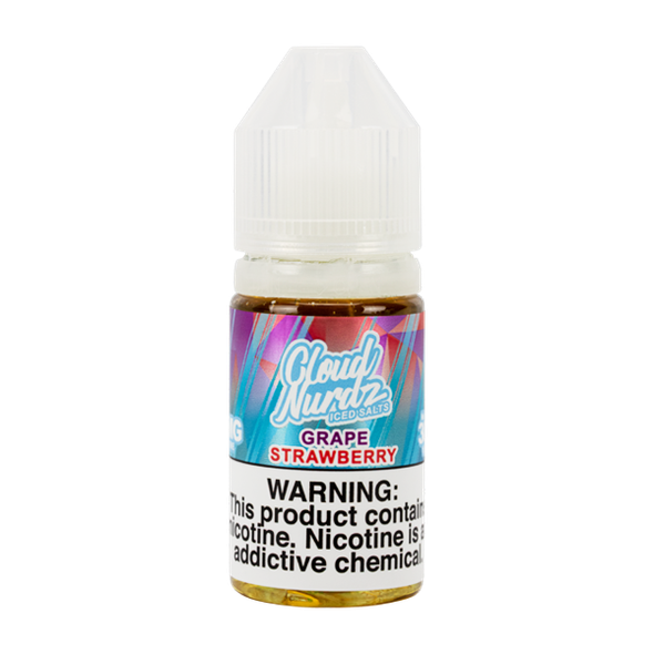 Iced Grape Strawberry Cloud Nurdz Nic Salts
