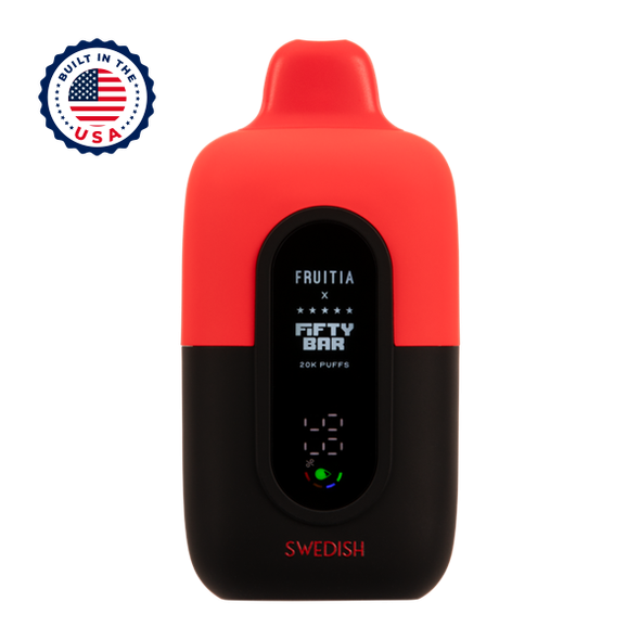 Swedish Fish FRUITIA X Fifty Bar 20K Vape Flavor Vape