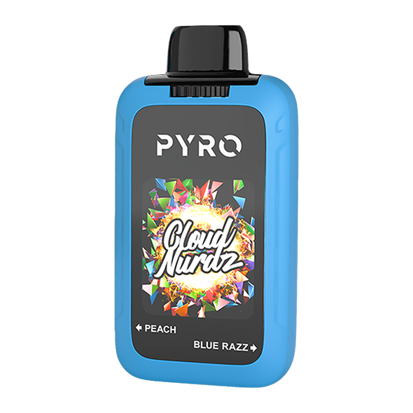 Peach/Blue Razz CLOUD NURDZ X PYRO Duo