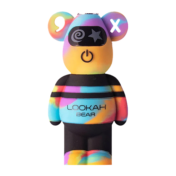 Yellow Tie Dye LOOKAH Bear Battery Limited Edition