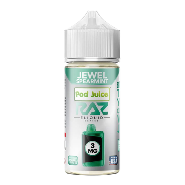 Jewel Spearmint RAZ X POD JUICE 100ml