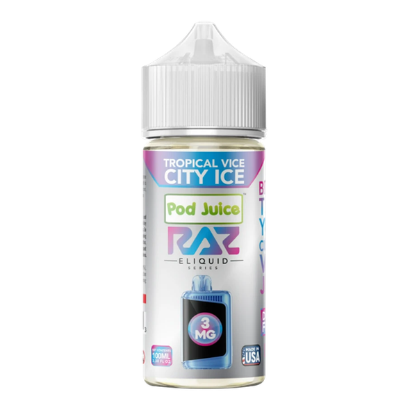 Tropical Vice City Ice RAZ X POD JUICE 100ml