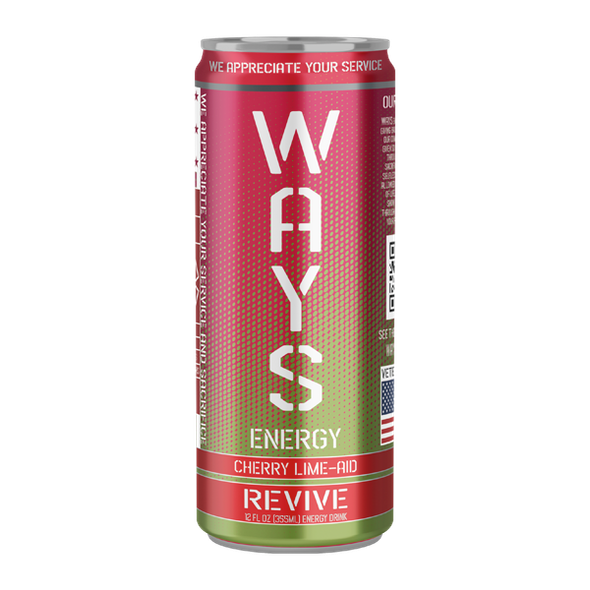 Cherry Lime-Aid REVIVE WAYS Energy Drink 12oz