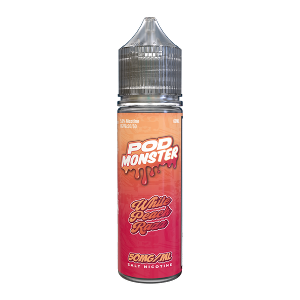 White Peach Razz POD MONSTER Salts 60ml