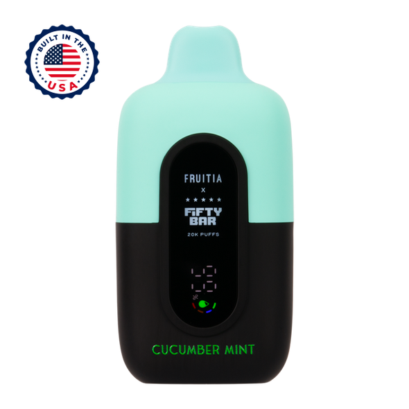 Cucumber Mint Fruitia X Fifty Bar 20K vape