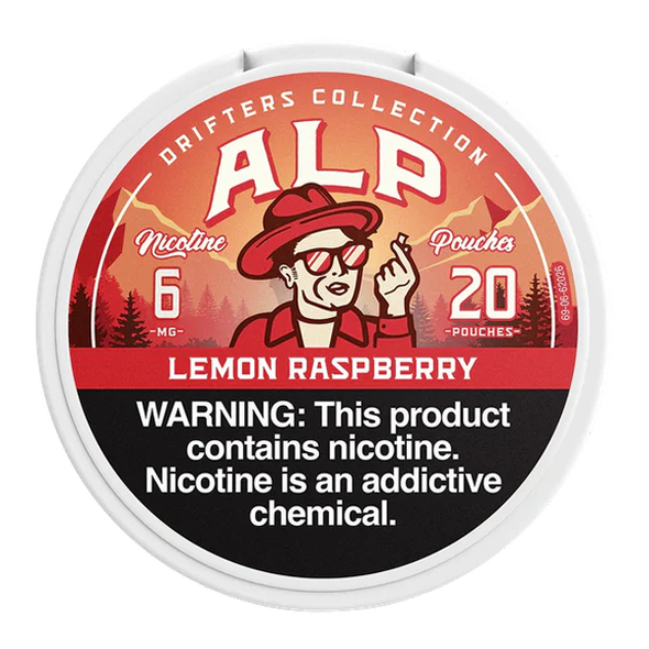 Lemon Raspberry Alp Drifters Pouches 6mg