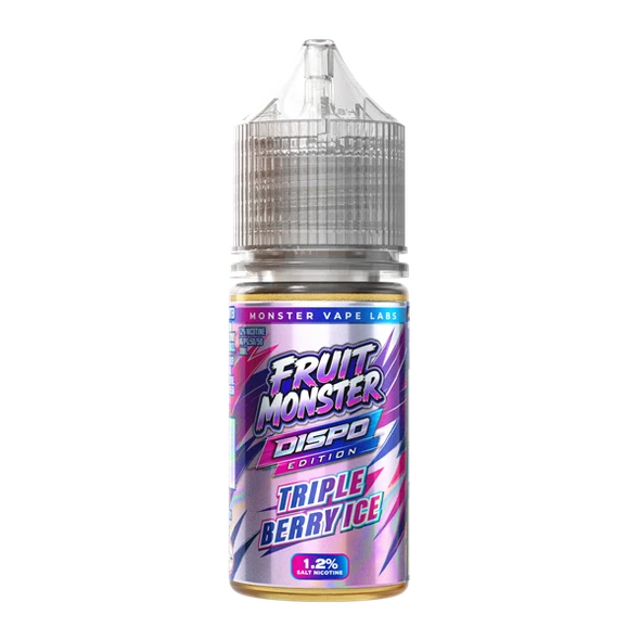 Triple Berry Ice Fruit Monster Salts (Dispo Edition) 1.2%