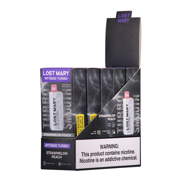 Strawmelon Peach LOST MARY MT15000 TURBO Vapes