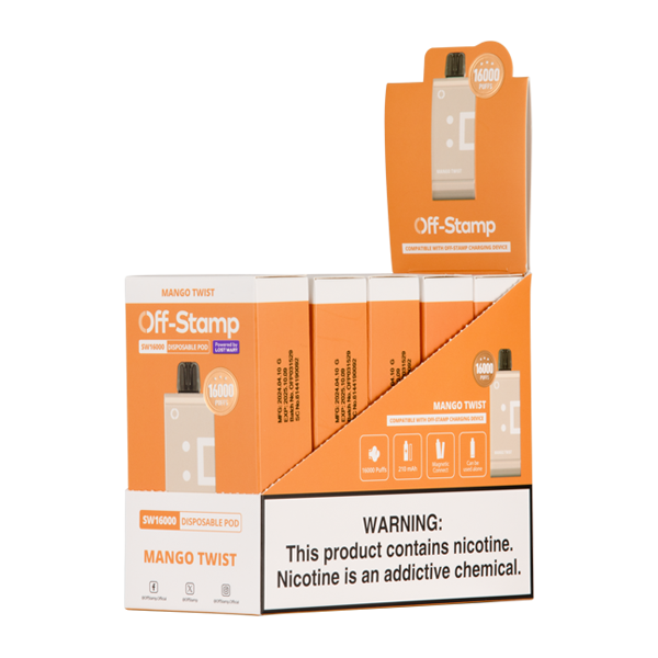 Mango Twist OFF STAMP SW16000 Vape Bundle