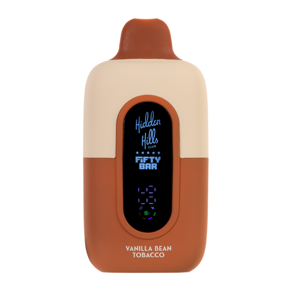 Vanilla Bean Tobacco Hidden Hills X Fifty Bar Vape