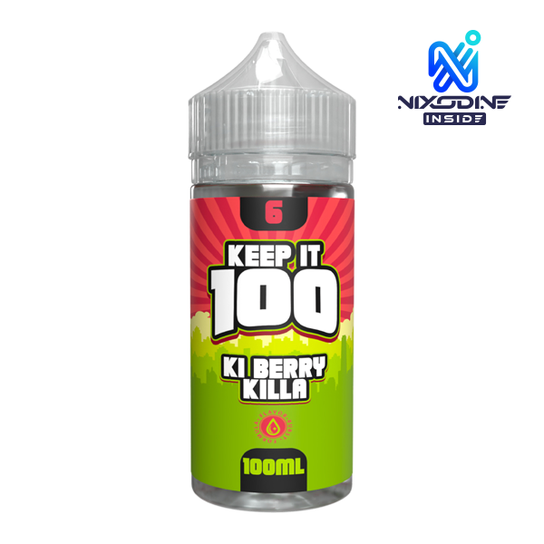 Keep It 100 Ki Berry Killa 6 Nixodine E-Juice 100ML