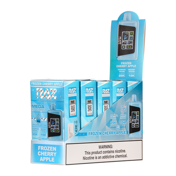 Frozen Cherry Apple *Frozen Edition* RAZ DC25000 Vape  5 pack