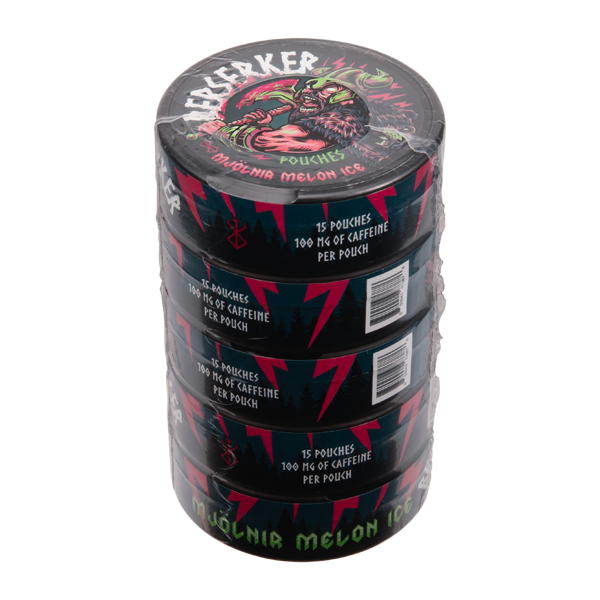 Melon Ice Caffeine Pouches by Berserker