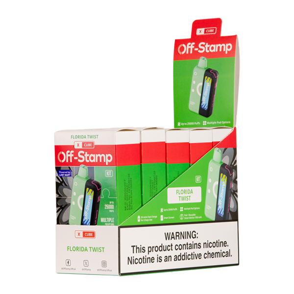 5 Pack of Florida Twist OFF STAMP X-Cube Kit CLASSIC