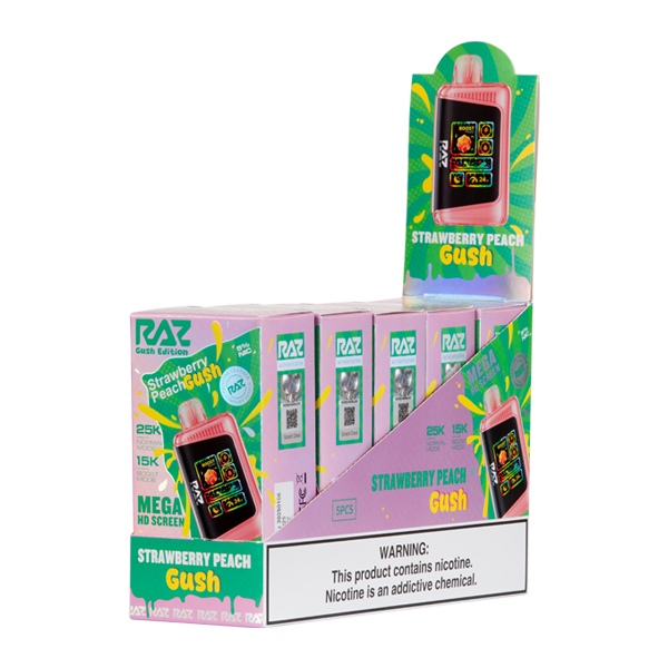 Strawberry Peach Gush RAZ LTX 25000 (Gush Edition)