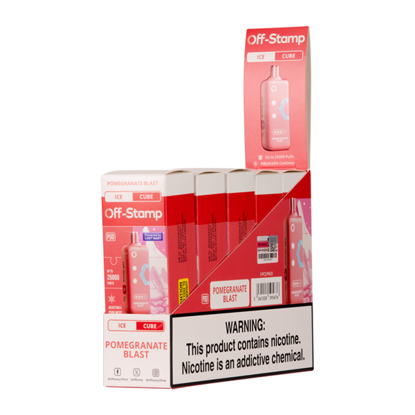 Pomegranate Blast ICE OFF STAMP X-Cube Disposables