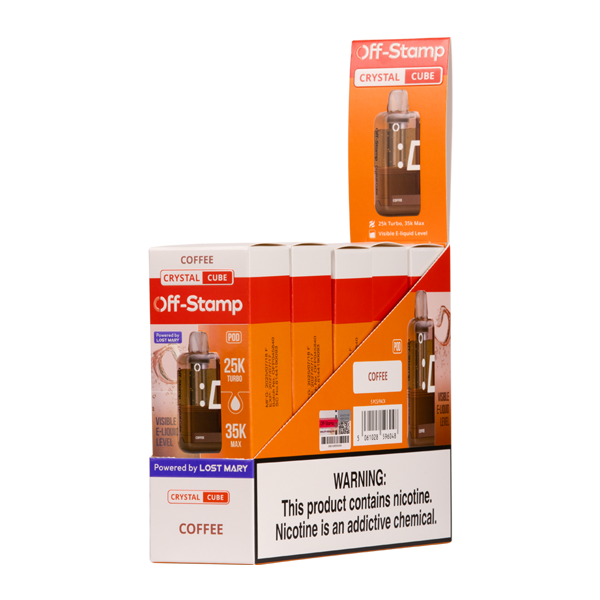 Coffee Off Stamp X-Cube Crystal Disposables