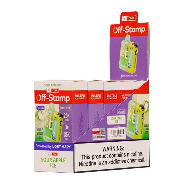 Sour Apple Ice Off Stamp X-Cube Crystal Kits