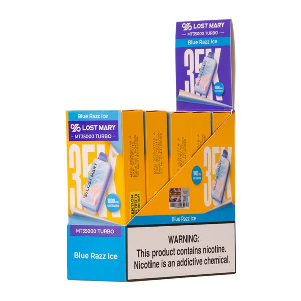 Blue Razz Ice Lost Mary MT35000 Turbo Disposables