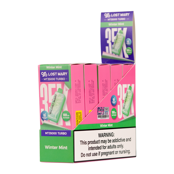 Winter Mint LOST MARY MT35K Nixodine Disposables