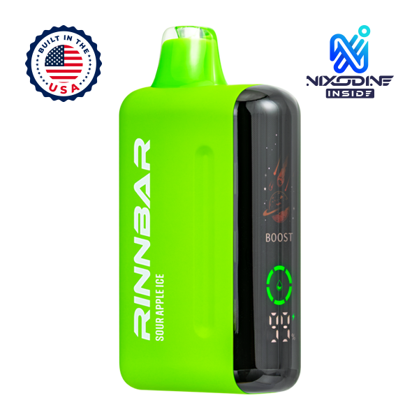 Sour Apple Ice RINNBAR 50K Nixodine Disposable
