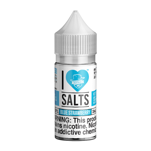I Love Salts Blue Strawberry eJuice Bottle