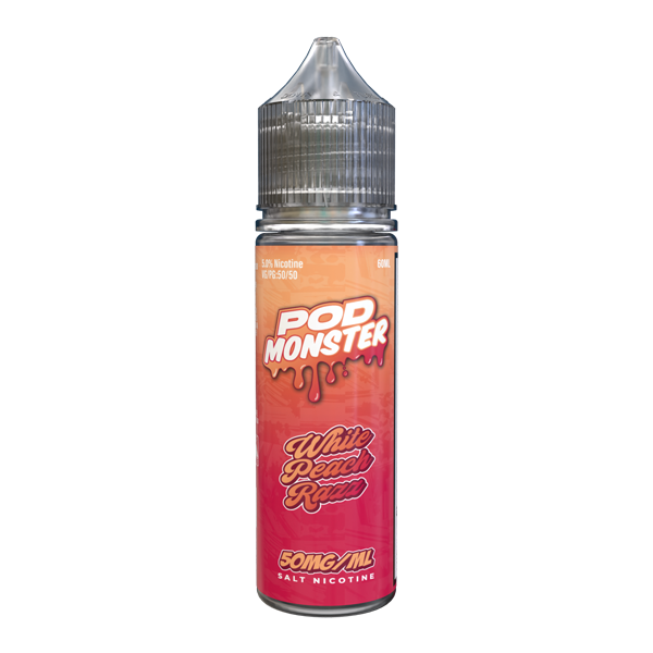 White Peach Razz POD MONSTER Salts 60ml