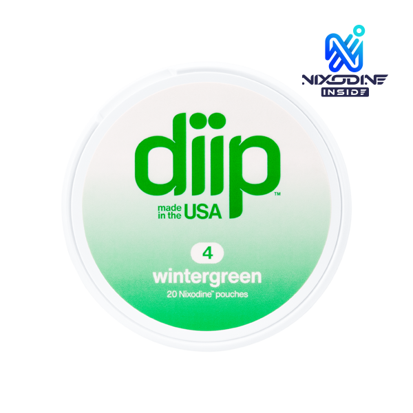 4 Wintergreen DIIP Reset Nixodine Pouches