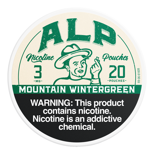 3mg Mountain Wintergreen ALP Pouches