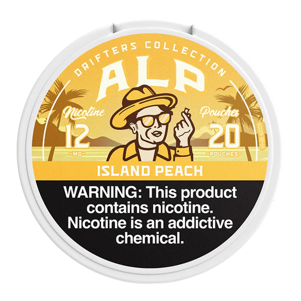 Island Peach Alp Drifters Pouches 12mg